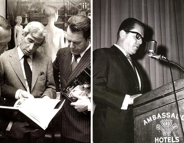 Hergé et Raymond Leblanc Hergé et Raymond Leblanc