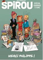 Le journal Spirou rend hommage à Philippe Tome.