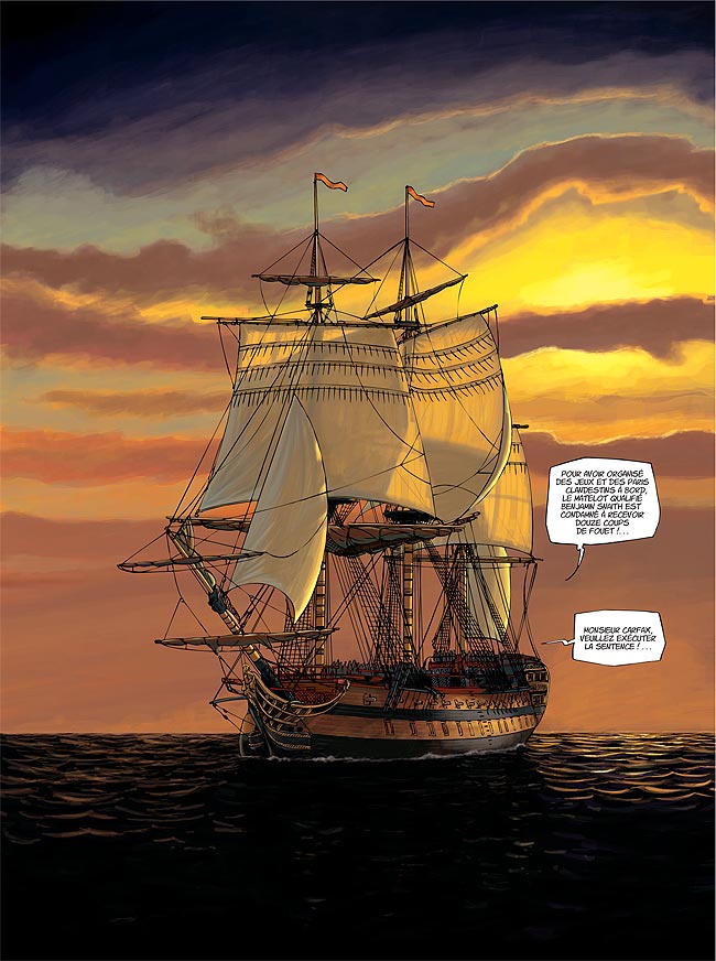 Extrait 1 H.M.S. Majesty's Ship (tome 2)  - Capturez la Danaë