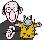 Rencontre avec Philippe Geluck pour Geluck enfonce le clou.