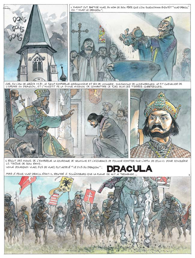 Extrait 1 Sur les traces de Dracula (tome 1)  - Vlad l'Empaleur