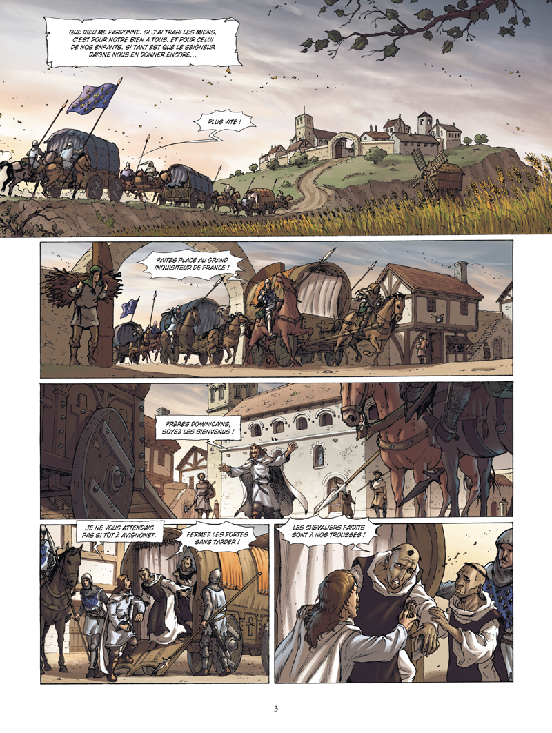 Extrait 1 Cathares (tome 1)  - Le sang des martyrs