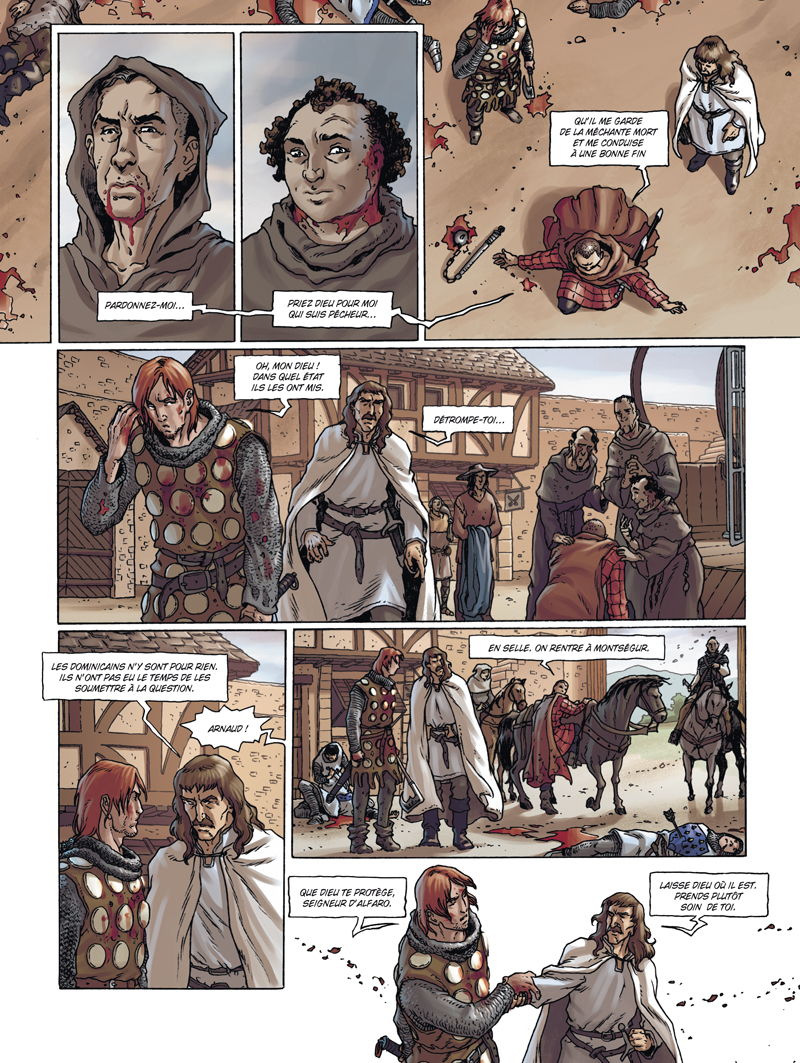 Extrait 4 Cathares (tome 1)  - Le sang des martyrs