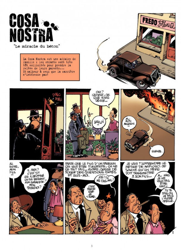 Extrait 1 Cosa Nostra (tome 3)  - Pizza connection