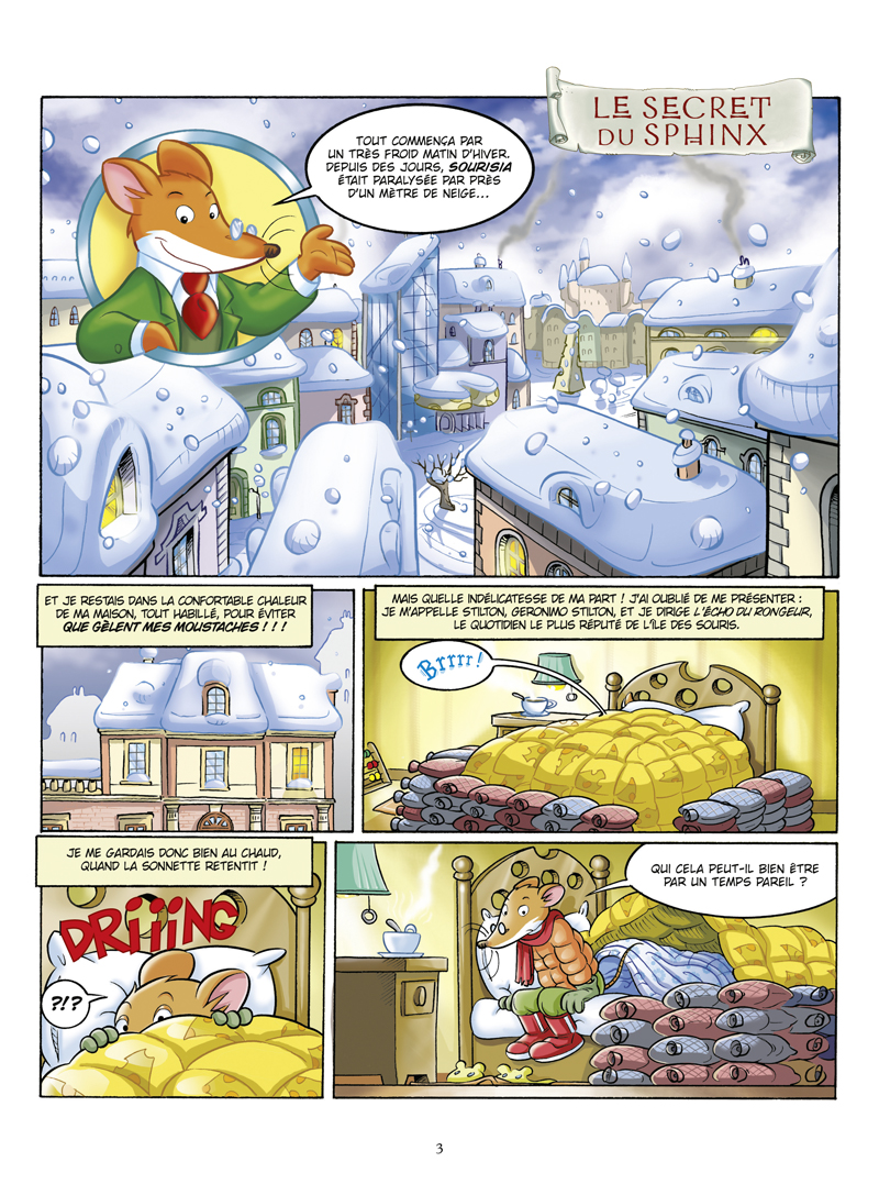 Extrait 1 Geronimo Stilton (tome 4) - Le secret du Sphinx
