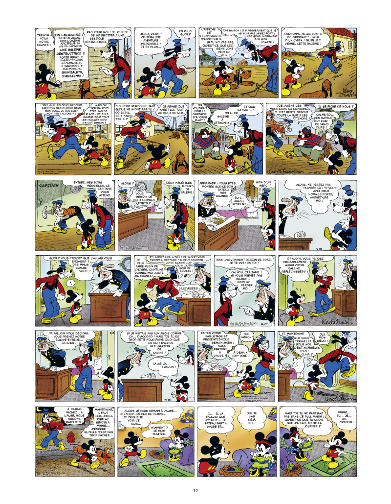 Extrait 1 L'âge d'or de Mickey Mouse (tome 2)  - Mickey et les chasseurs de baleines et autres histoires