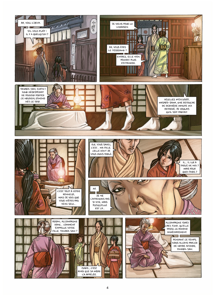Extrait 2  petite geisha (tome 1)  - l'Okiya des mystères