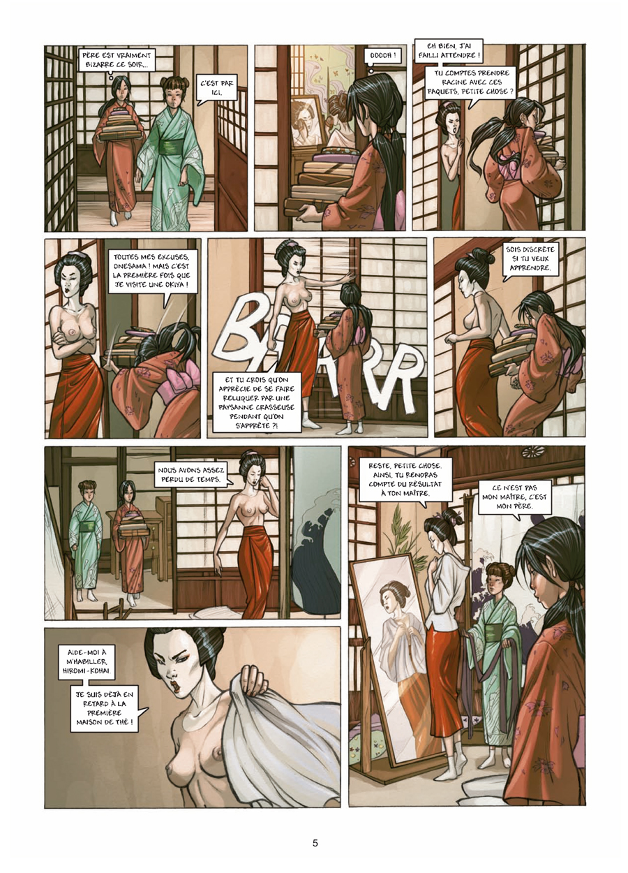 Extrait 3  petite geisha (tome 1)  - l'Okiya des mystères