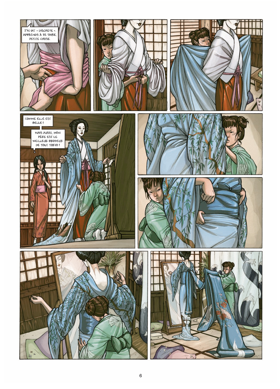 Extrait 4  petite geisha (tome 1)  - l'Okiya des mystères