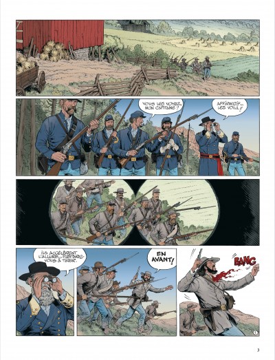 Extrait 1 La jeunesse de Blueberry (tome 20)  - Gettysburg