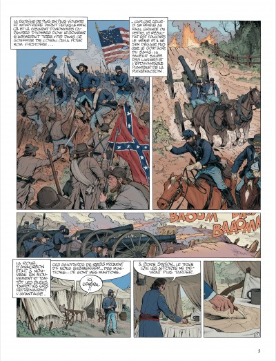 Extrait 3 La jeunesse de Blueberry (tome 20)  - Gettysburg