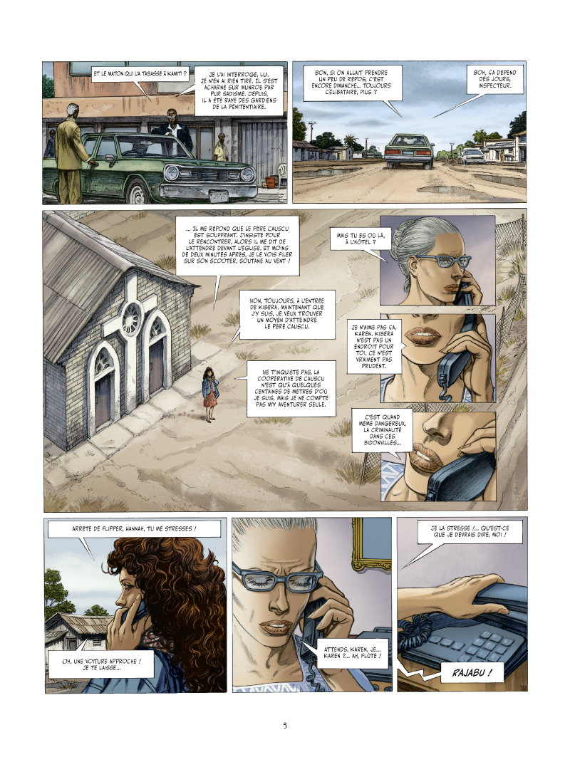 Extrait 3 Les Munroe (tome 3)  - Les larmes de Kibera