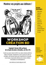 Workshop Création BD au centre belge de la bande dessinée